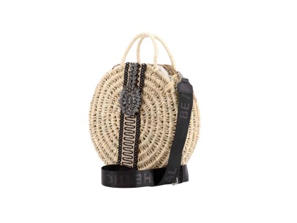 Bolso de palma con bandolera CHANEL                       